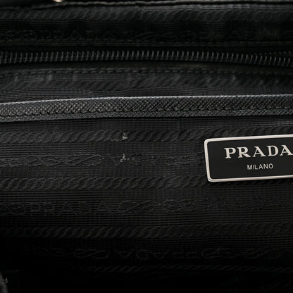 Prada Re-Nylon Saffiano Medium Backpack Black 12 of 15