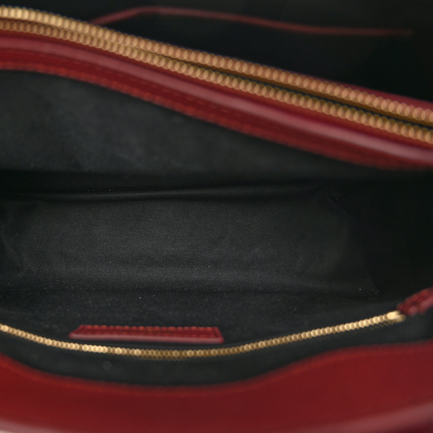 Grainy Calfskin House Check Medium Banner Tote Mahogany Red