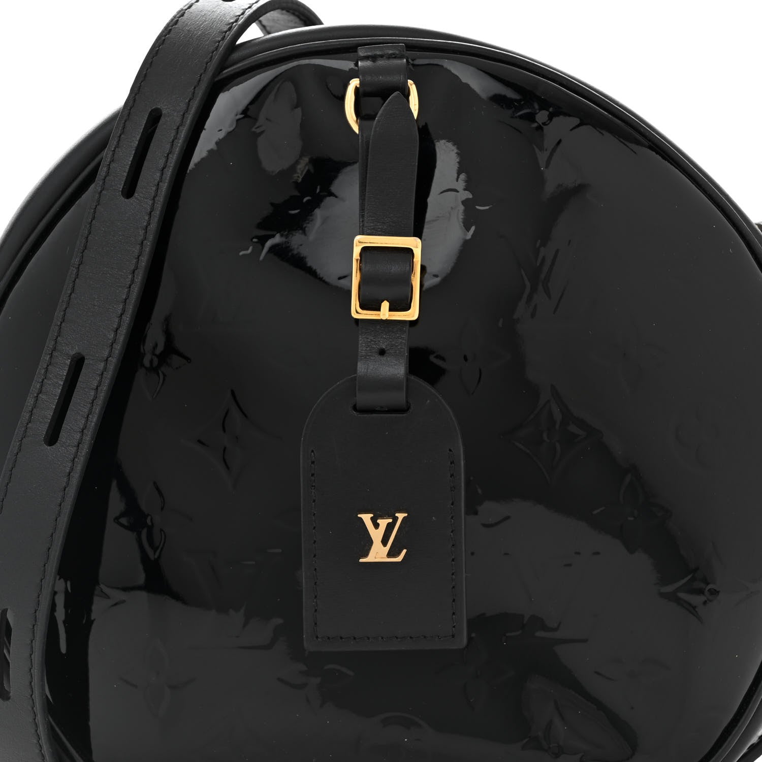 Louis Vuitton Vernis Boite Chapeau Souple MM Black 8 of 10