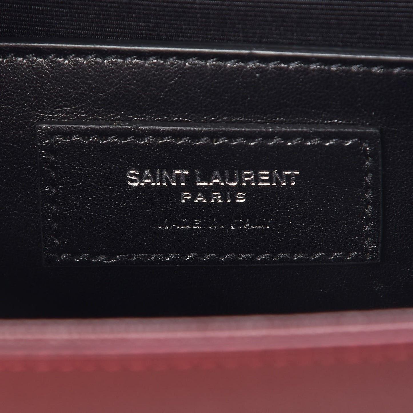 Grain De Poudre Medium Monogram Kate Satchel Dark Red