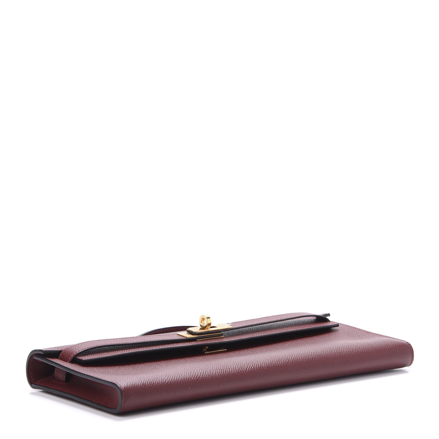 Hermes Epsom Kelly Cut Clutch Pochette Rouge H 4 of 11