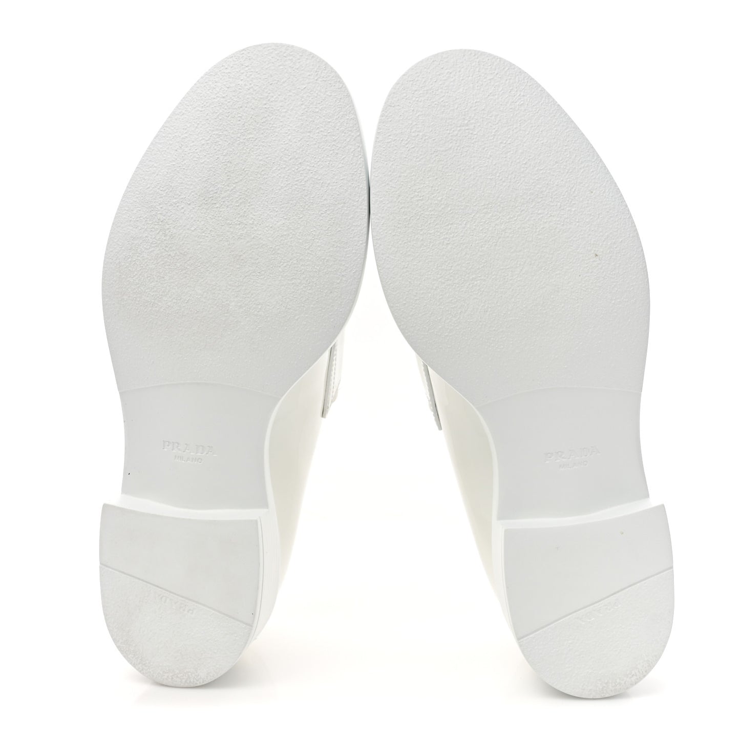 Vernice Triangle 50mm Loafers 38.5 White