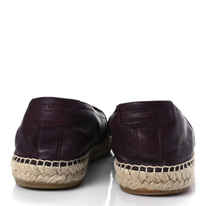 Saint Laurent Nappa Vendome Monogram Espadrilles 42 Barolo 5 of 7