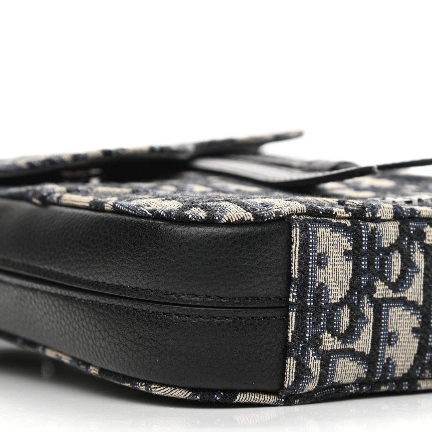 Christian Dior Oblique Saddle Pouch Blue 9 of 10