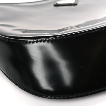 Prada Spazzolato Cleo Shoulder Bag Black 6 of 8