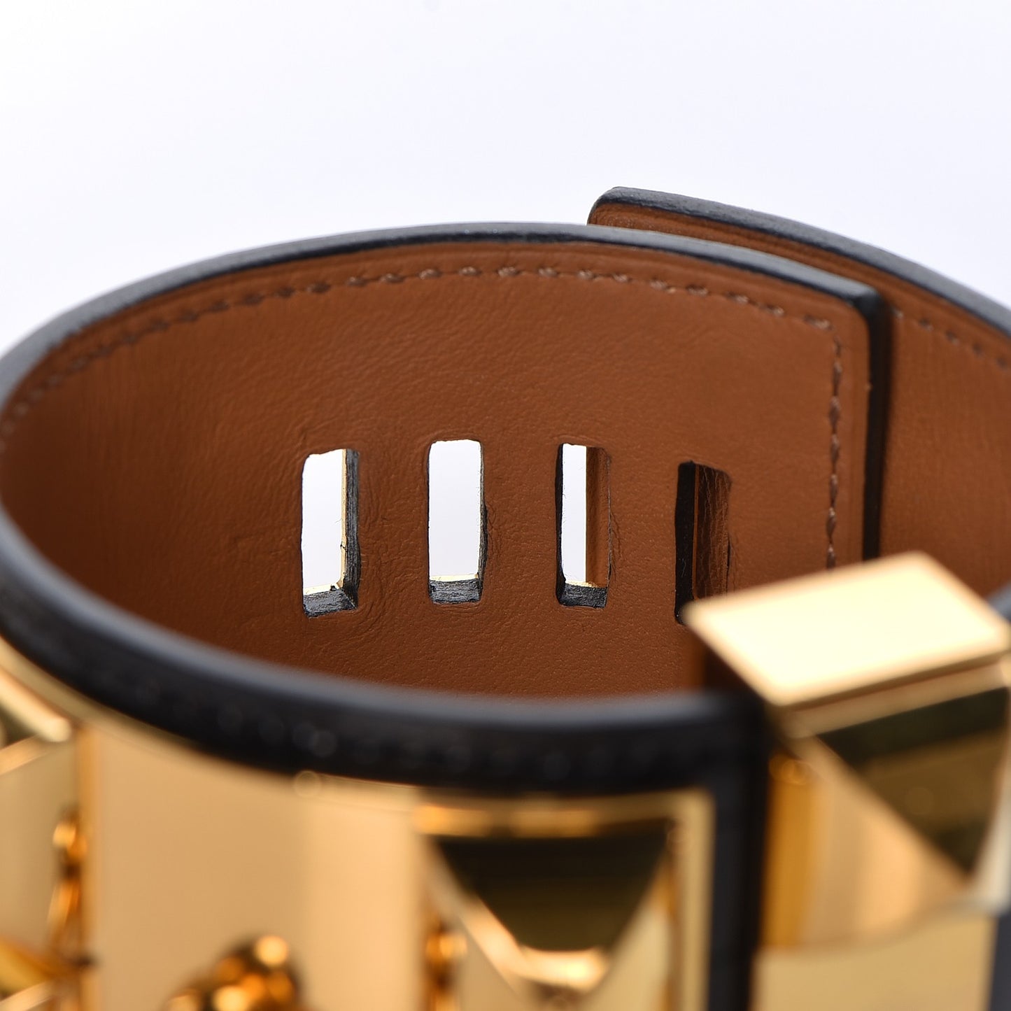 Shiny Alligator Collier de Chien CDC Bracelet S Black