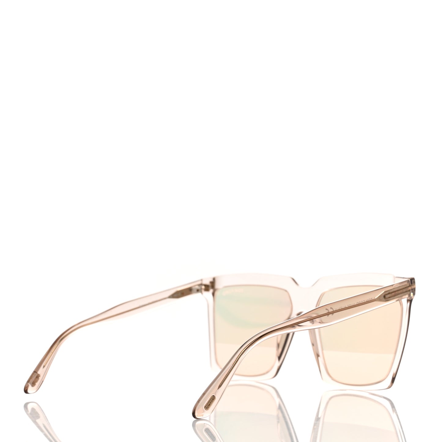 Acetate Polarized Sabrina Cat Eye Sunglasses TF764 Beige