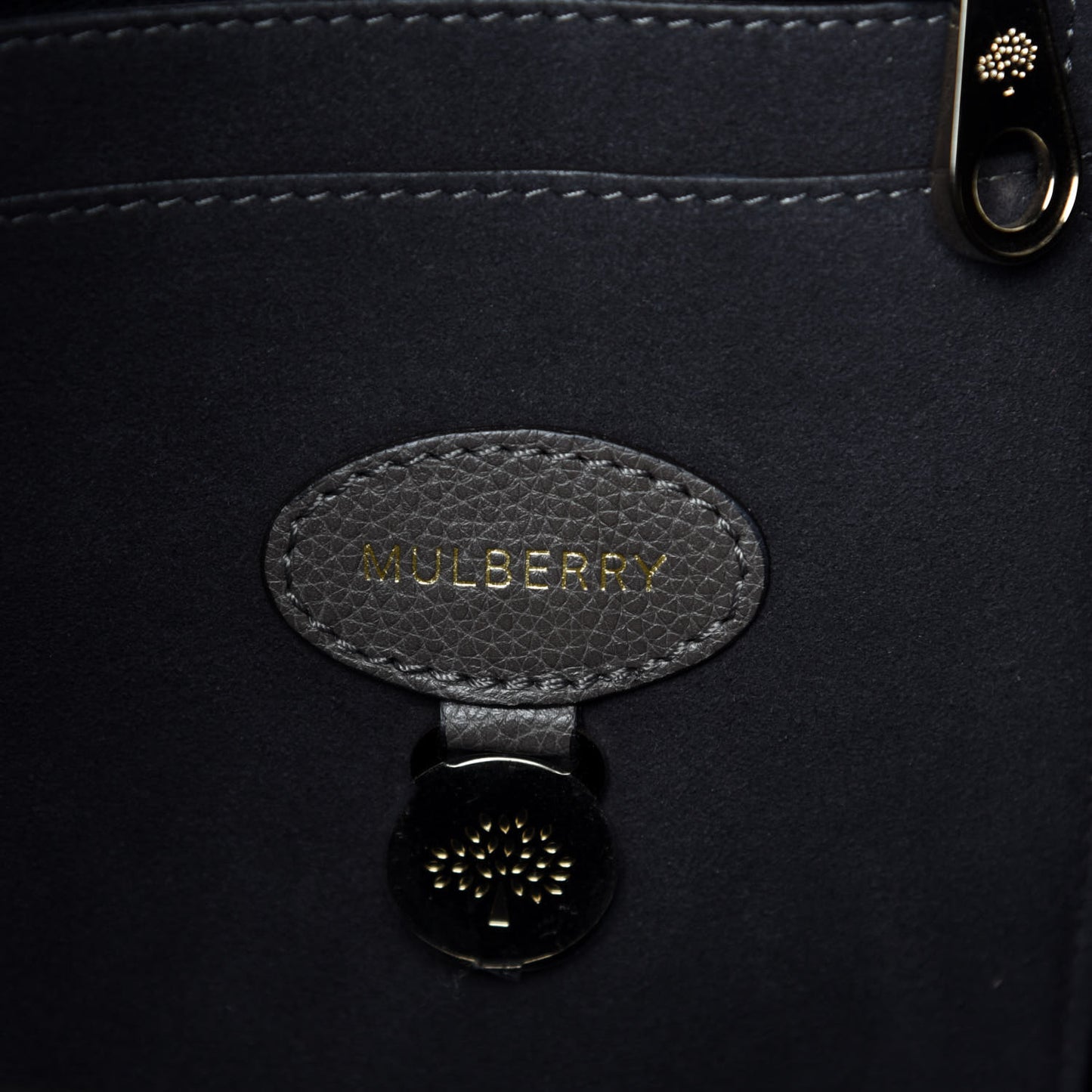 Classic Grain Medium Bayswater Satchel Mole Grey
