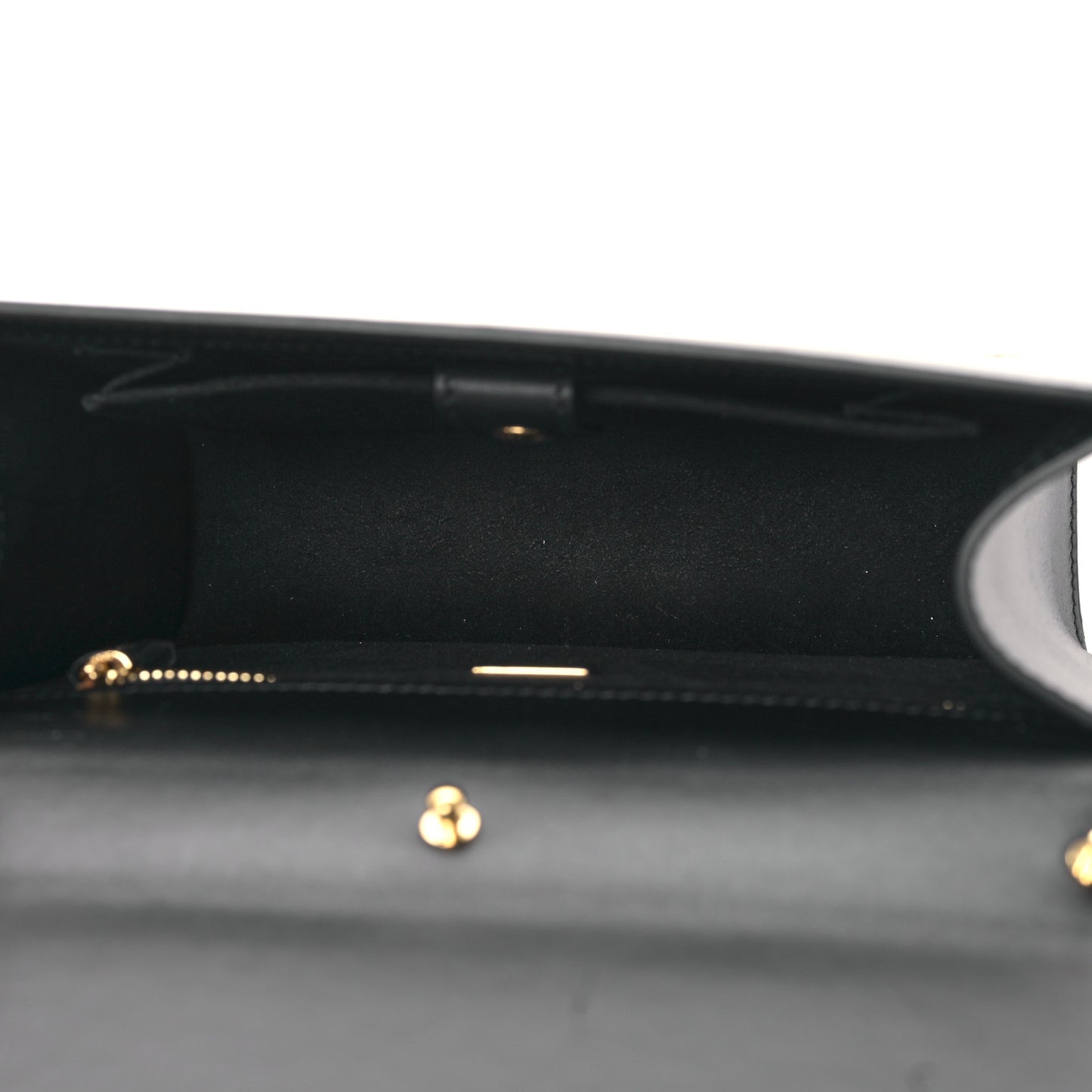 Calfskin DG Logo Flap Crossbody Bag Black