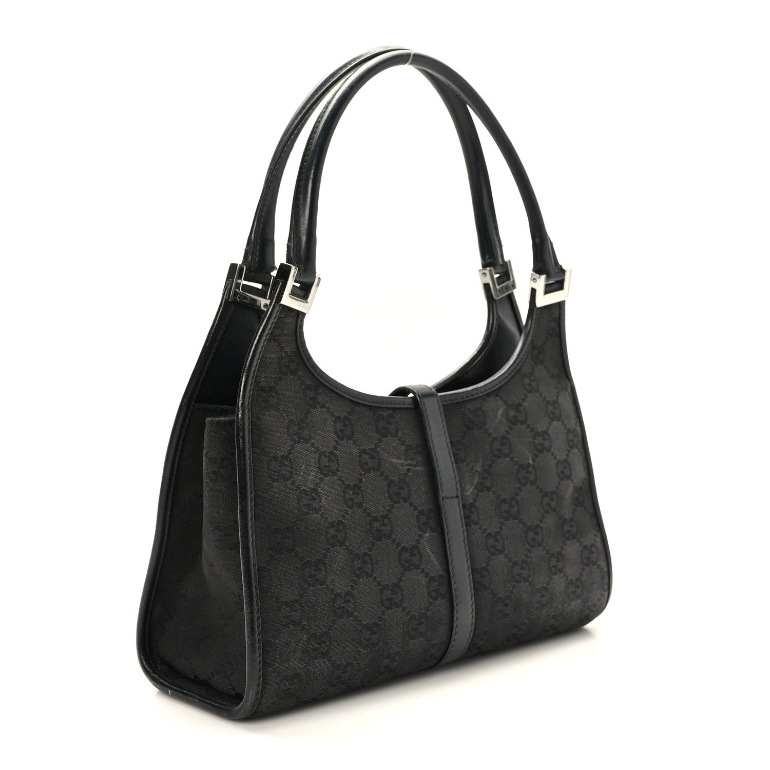 Gucci Monogram Small Bardot Black 3 of 11