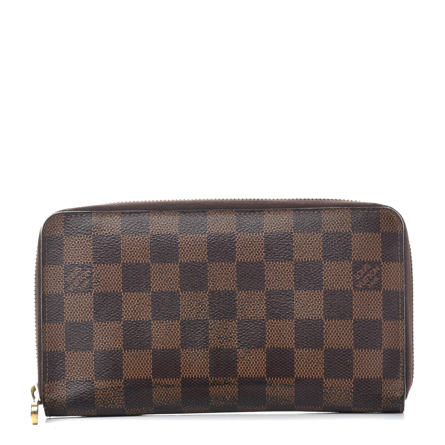 Louis Vuitton Damier Ebene Zippy Organizer Wallet 1 of 8