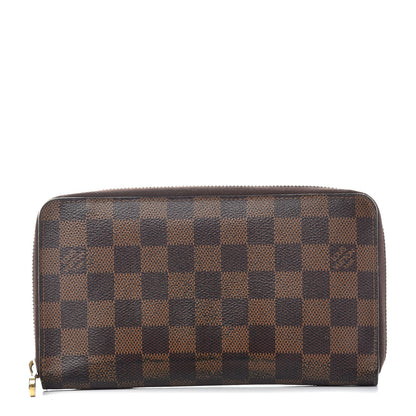 Louis Vuitton Damier Ebene Zippy Organizer Wallet 1 of 8