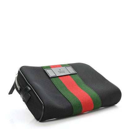 Gucci Canvas Web Slim Belt Bag Black 4 of 10