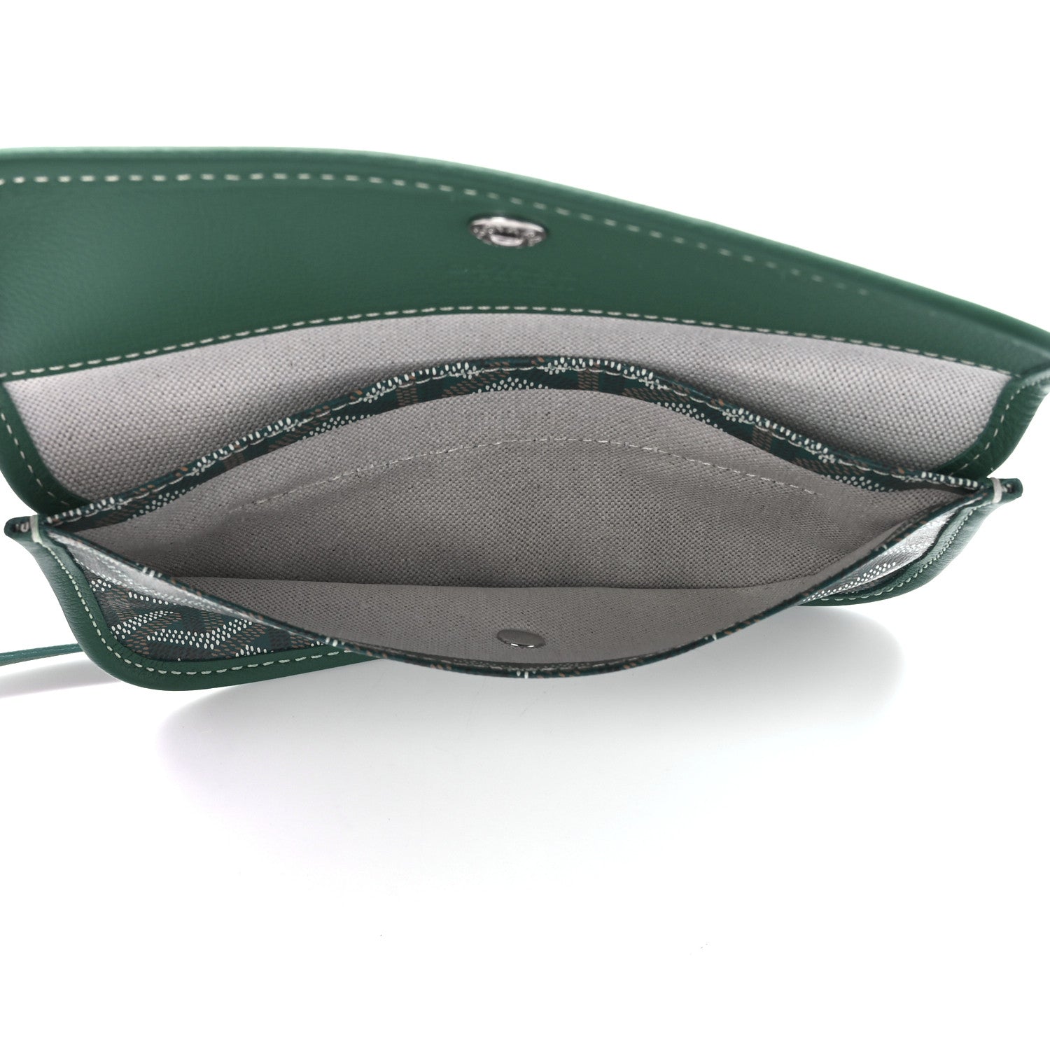 Goyard Goyardine Pouch Green 5 of 10