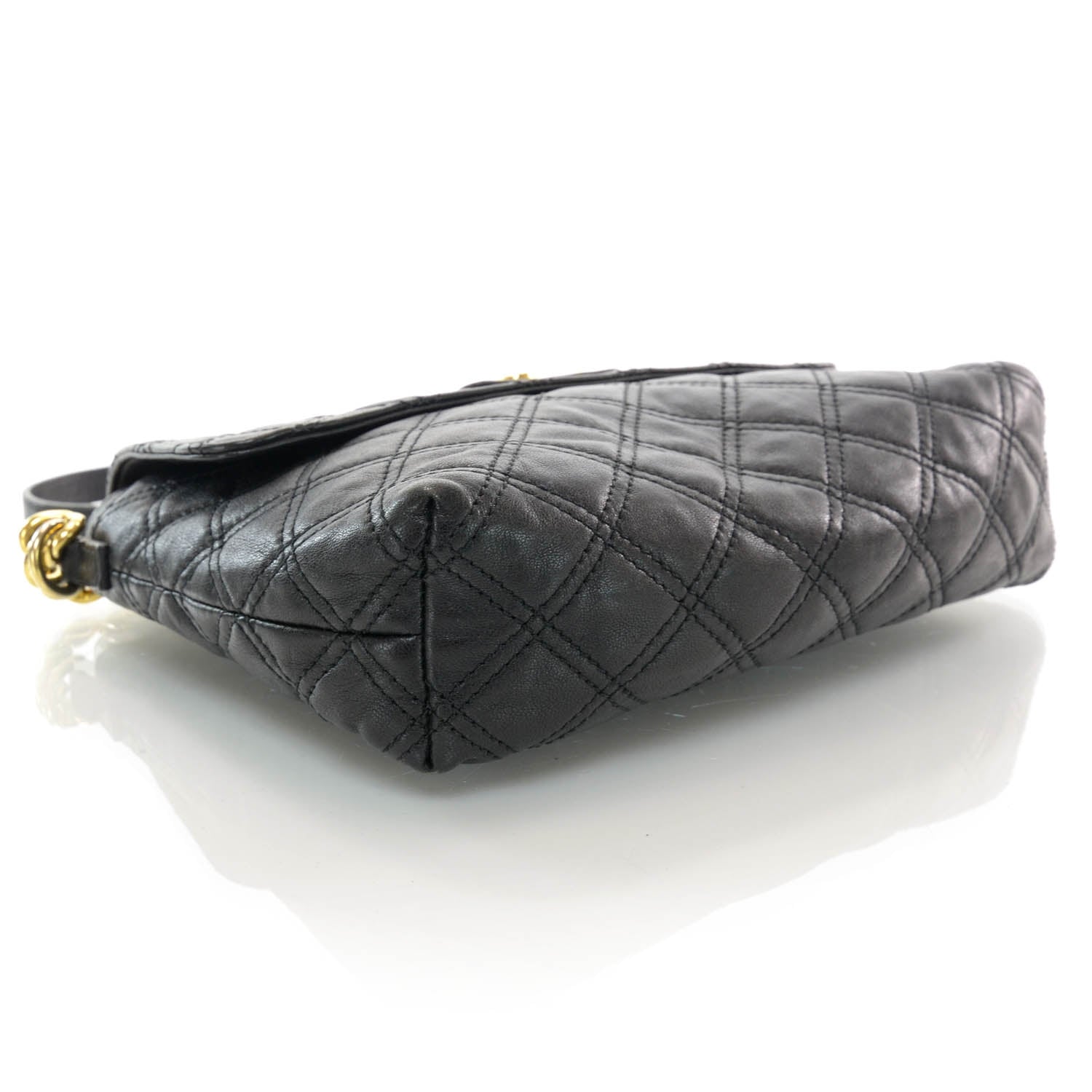 Marc Jacobs Leather Quilted The Large Single Black 4 of 7