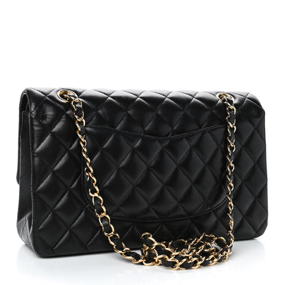 Chanel Lambskin Quilted Medium Double Flap Black 2 of 4