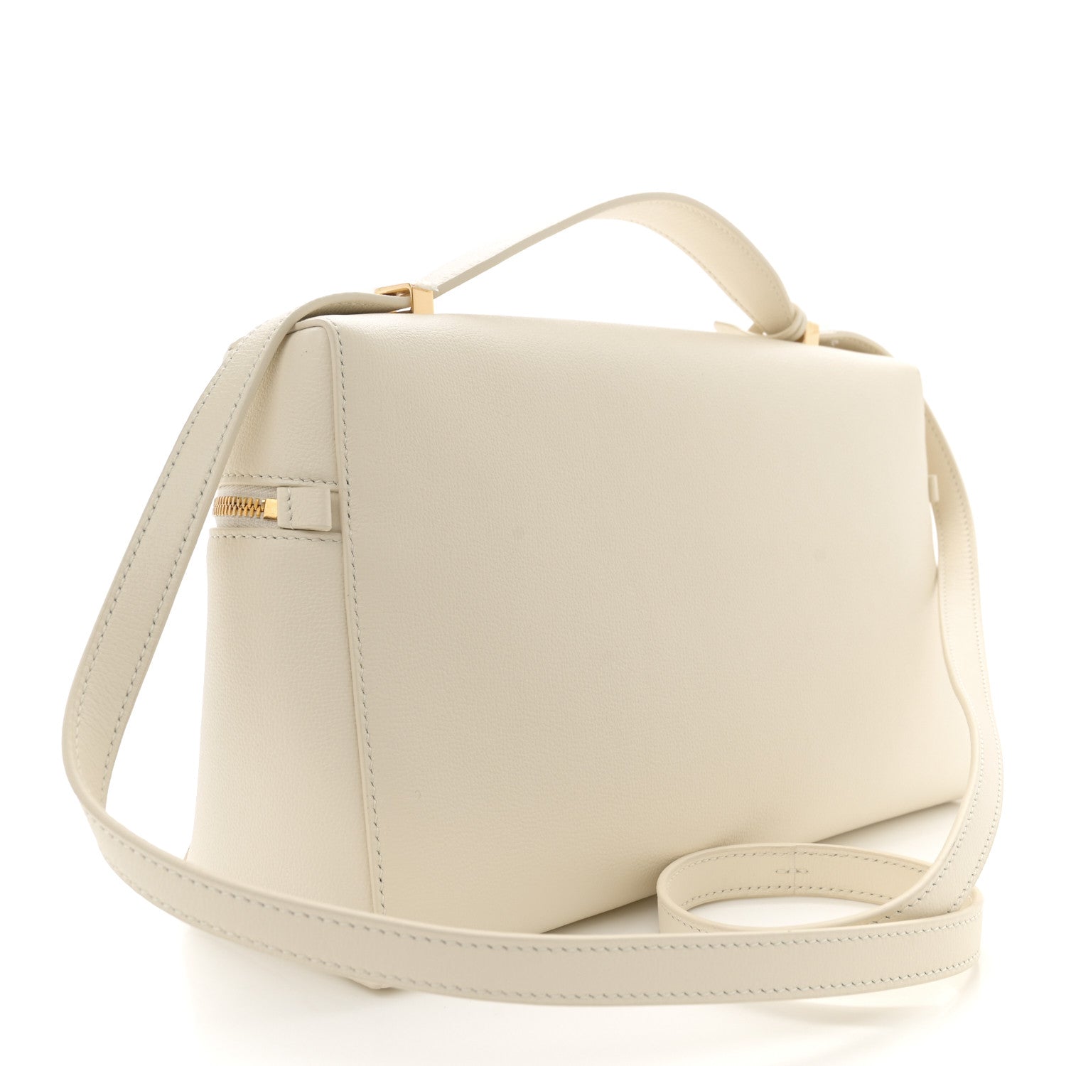 Loro Piana Calfskin Extra Bag L27 Whisper White 3 of 11