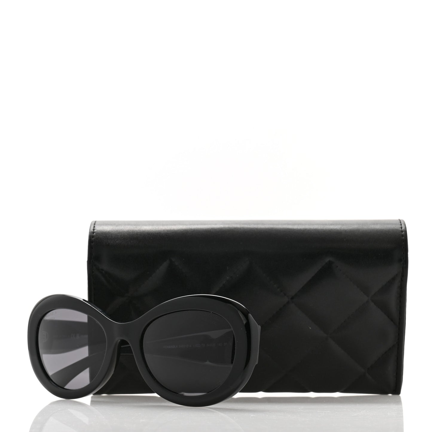 Acetate Polarized Oval CC Sunglasses 5469-B-A