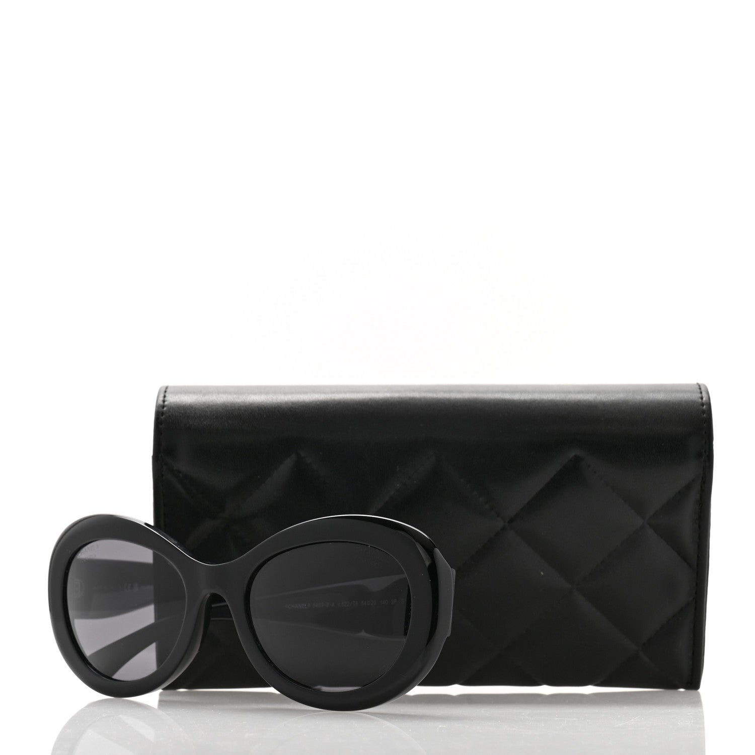 Chanel Acetate Polarized Oval CC Sunglasses 5469-B-A 8 of 8