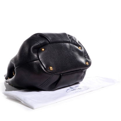 Prada Vitello Daino Medium Tote Nero Black 4 of 10