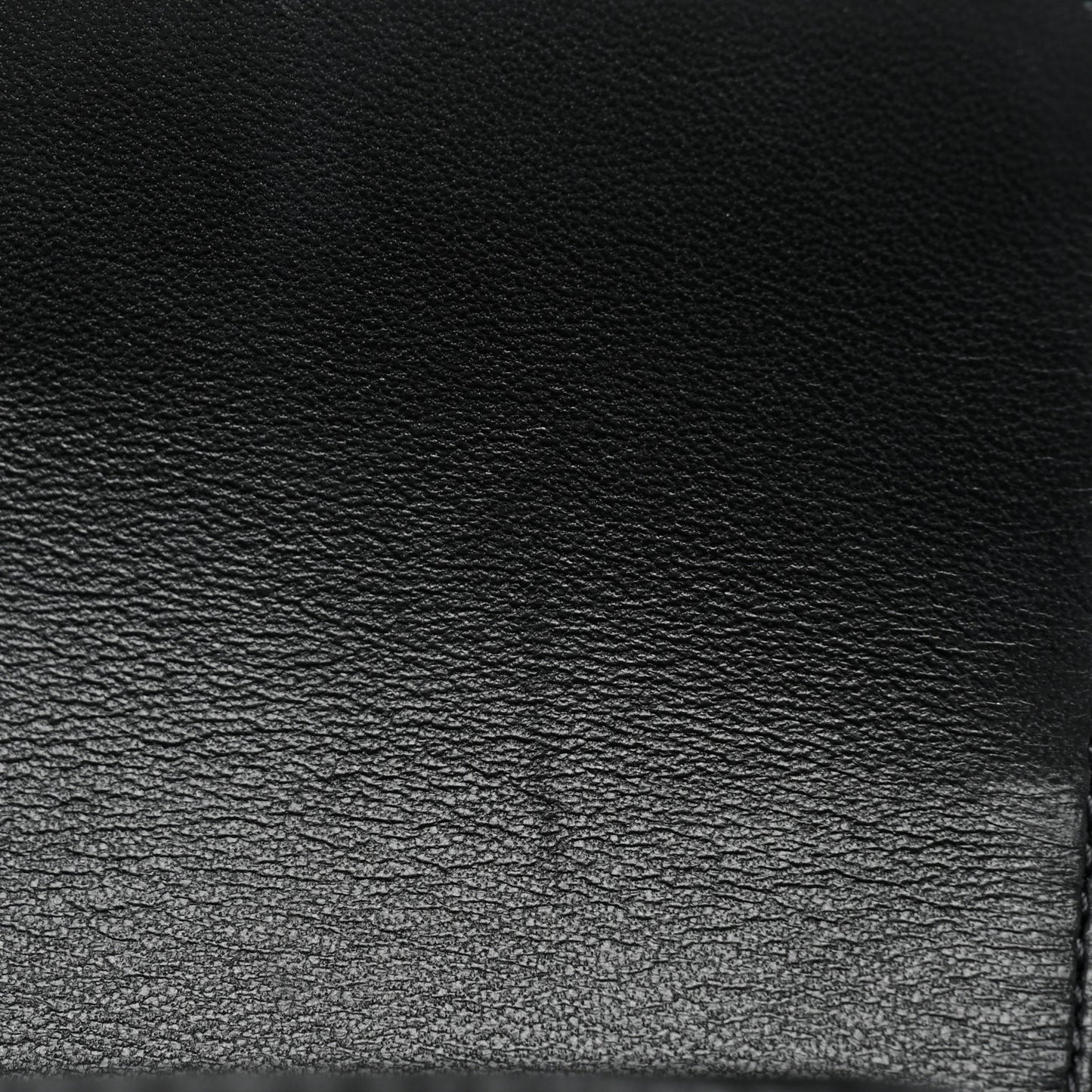 Lambskin Quilted Small Double Flap Black