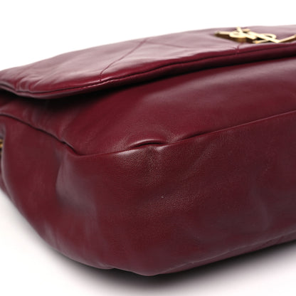 Saint Laurent Lambskin Matelasse Monogram Large Jamie 4.3 New Dark Bordeaux 9 of 10