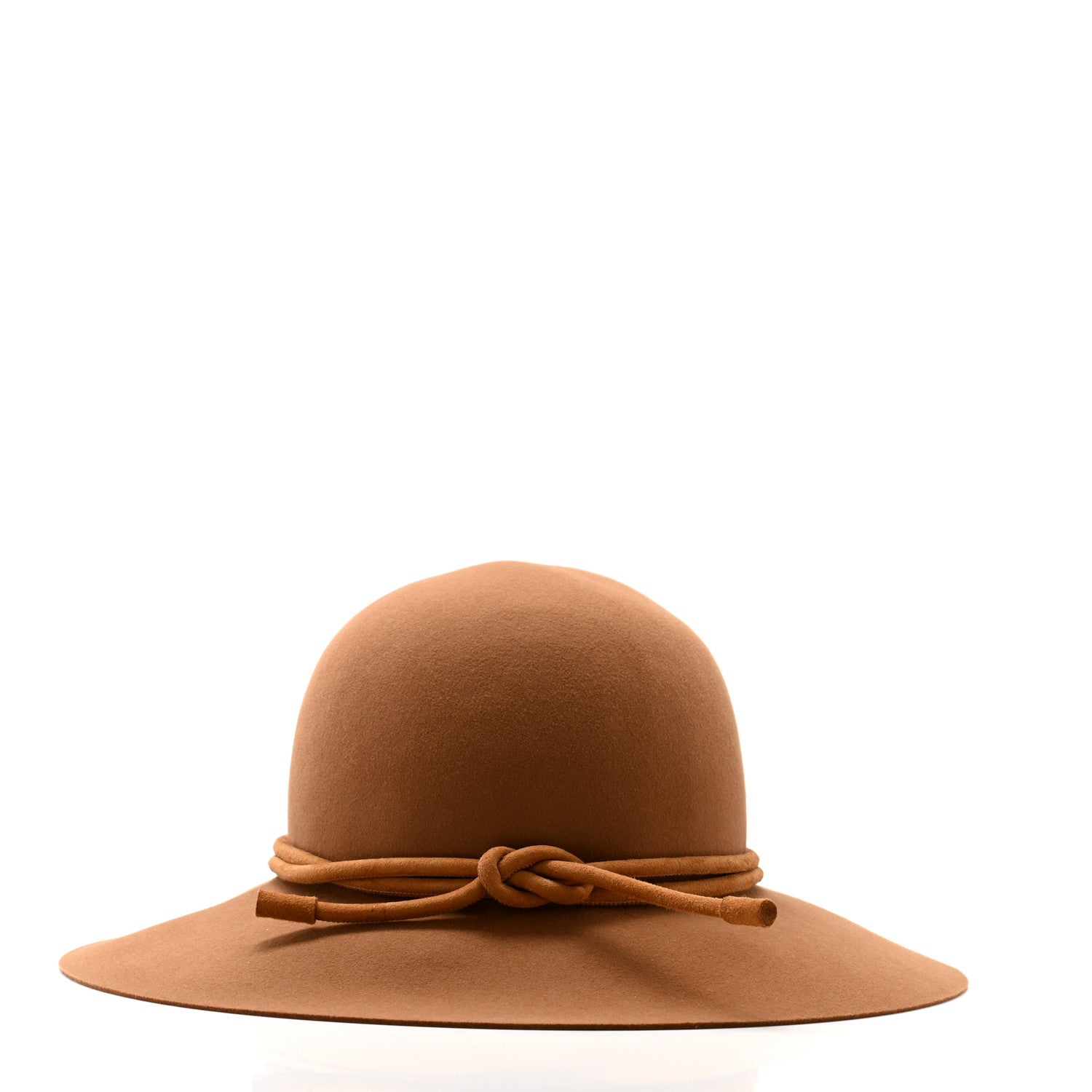 Hermes Rabbit Felt Lambskin Vicky Hat 56 Beige 6 of 9