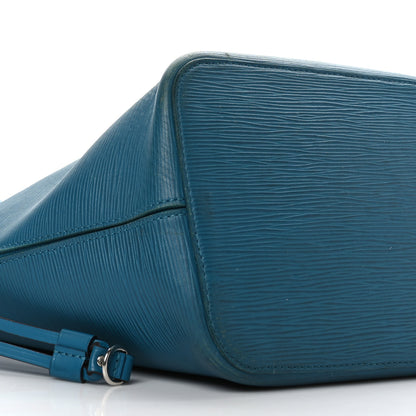 Louis Vuitton Epi Neverfull MM Cyan 8 of 10