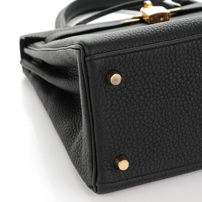 Hermes Togo Kelly Retourne 28 Black 16 of 23