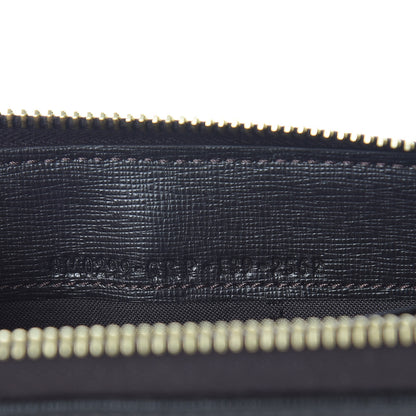 Fendi Zucca Spalmati Vitello Elite Zip Around Wallet Tobacco Ebano 7 of 8