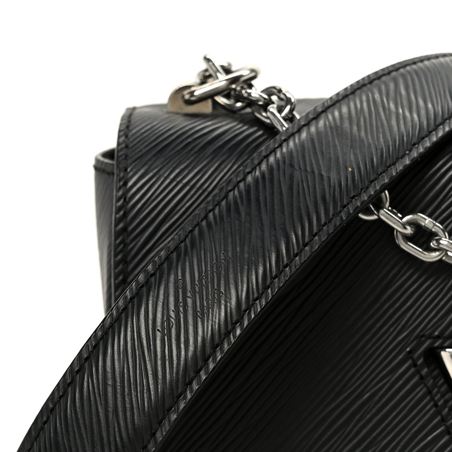 Epi Twist Shoulder Bag MM Black