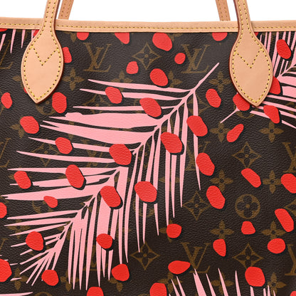 Louis Vuitton Monogram Jungle Dots Neo Neverfull MM Sugar Pink Poppy 11 of 14