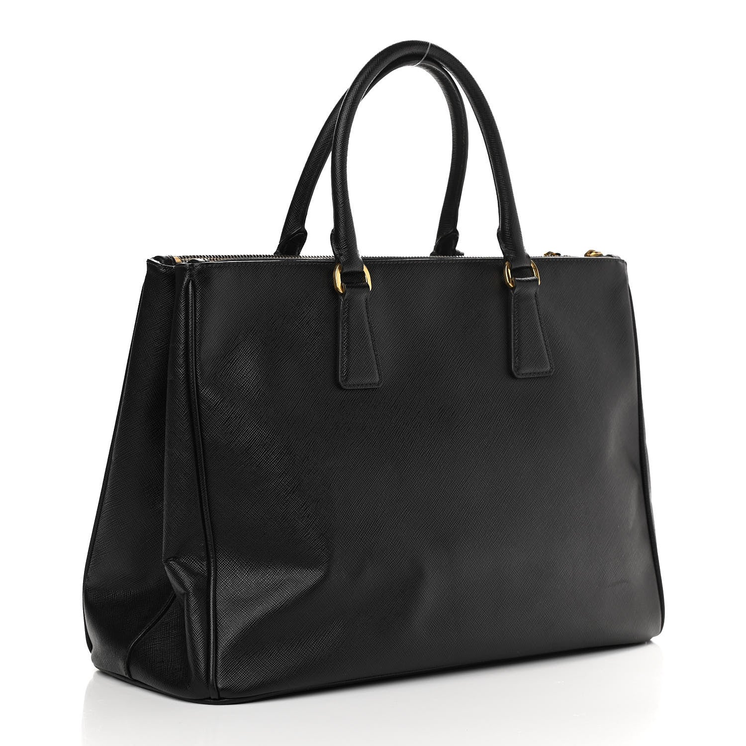 Prada Saffiano Large Galleria Double Zip Tote Black 3 of 10