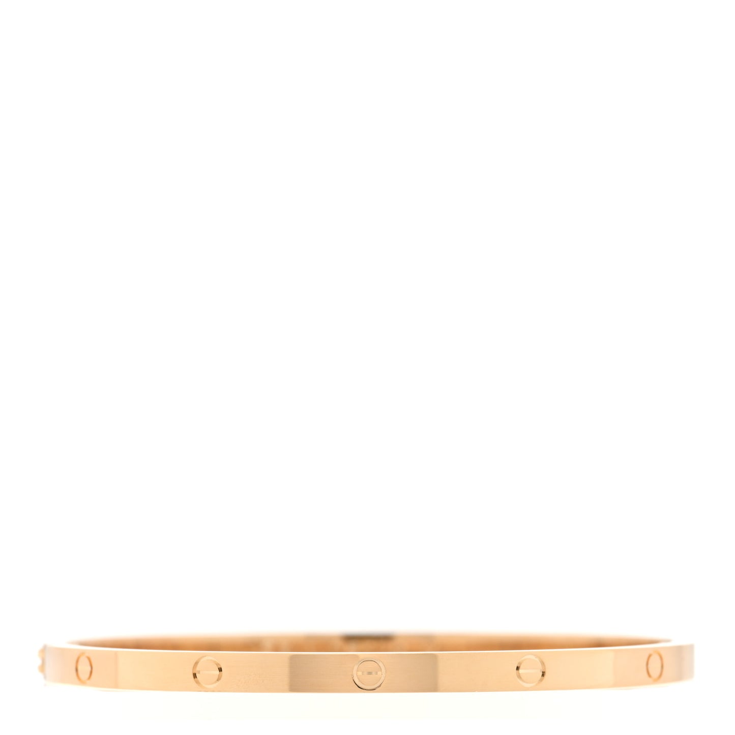 18K Yellow Gold Small LOVE Bracelet 17