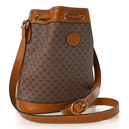 Gucci X DISNEY Mini Vintage GG Supreme Monogram Bucket Bag Beige Vintage Sun Oil 3 of 13