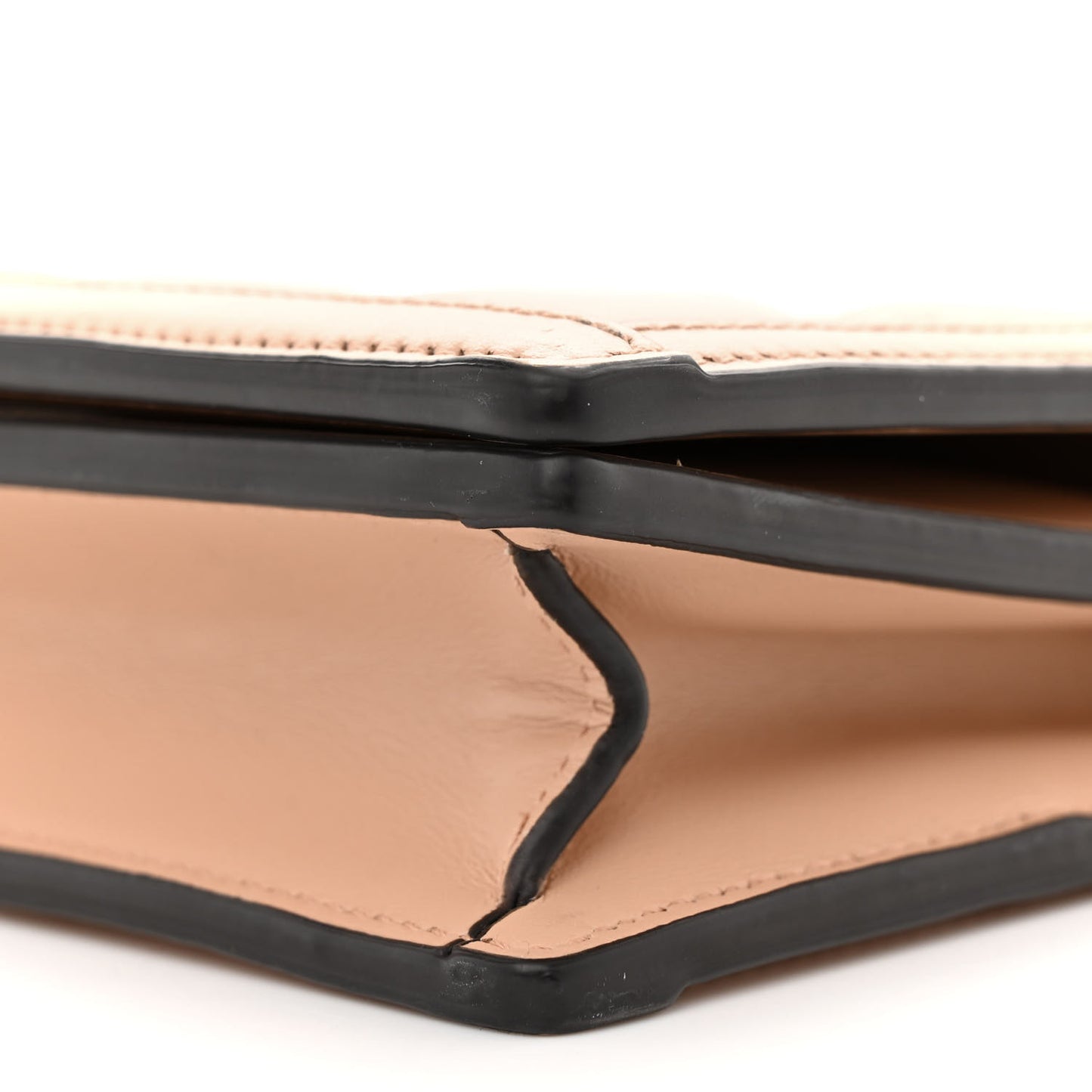 Calfskin GG Matelasse Chain Wallet Perfect Pink