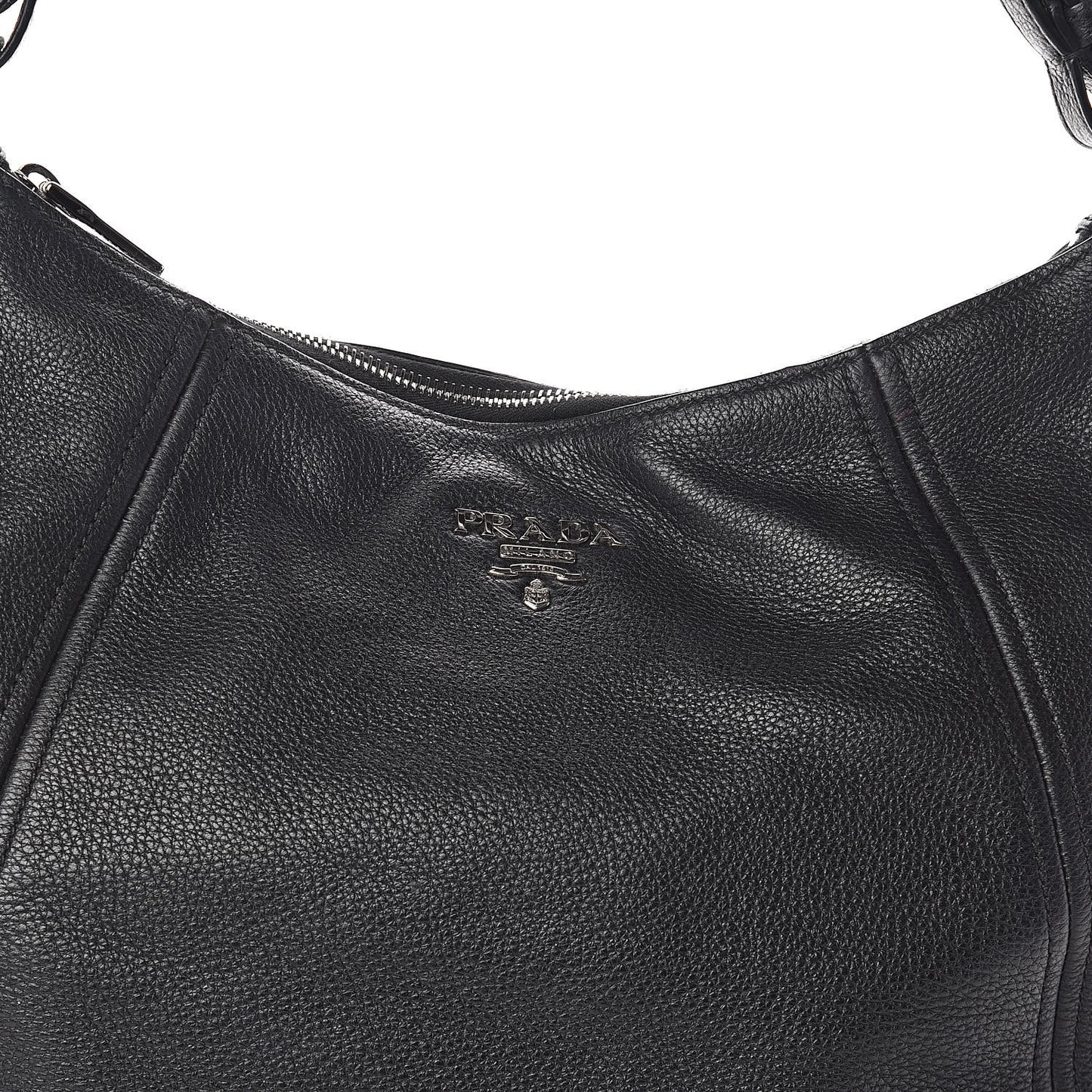 Vitello Phenix Hobo Black