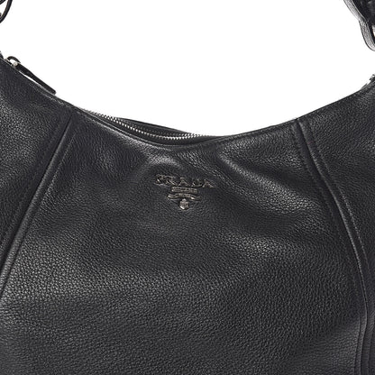 Prada Vitello Phenix Hobo Black 7 of 11