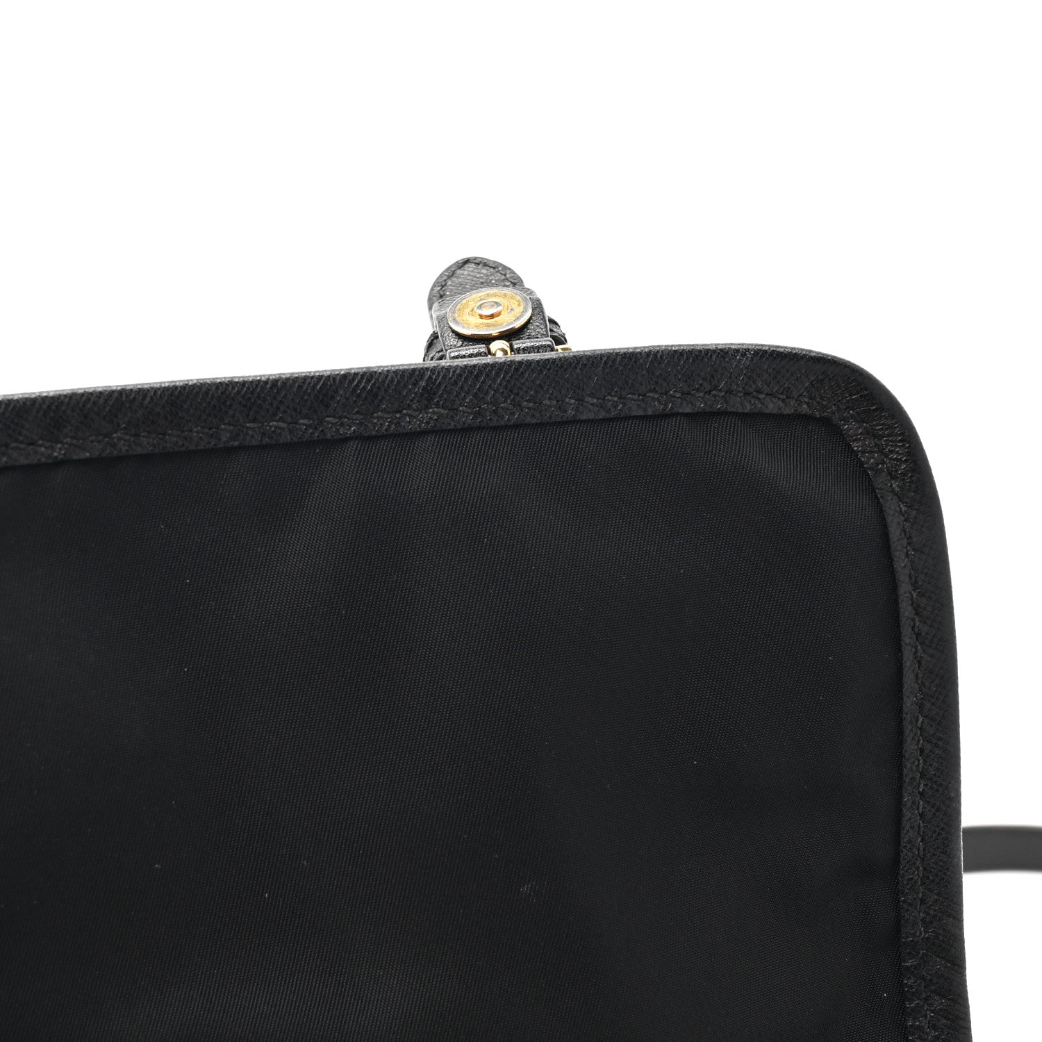 Prada Tessuto Nylon Saffiano Small Messenger Bag Black 10 of 15