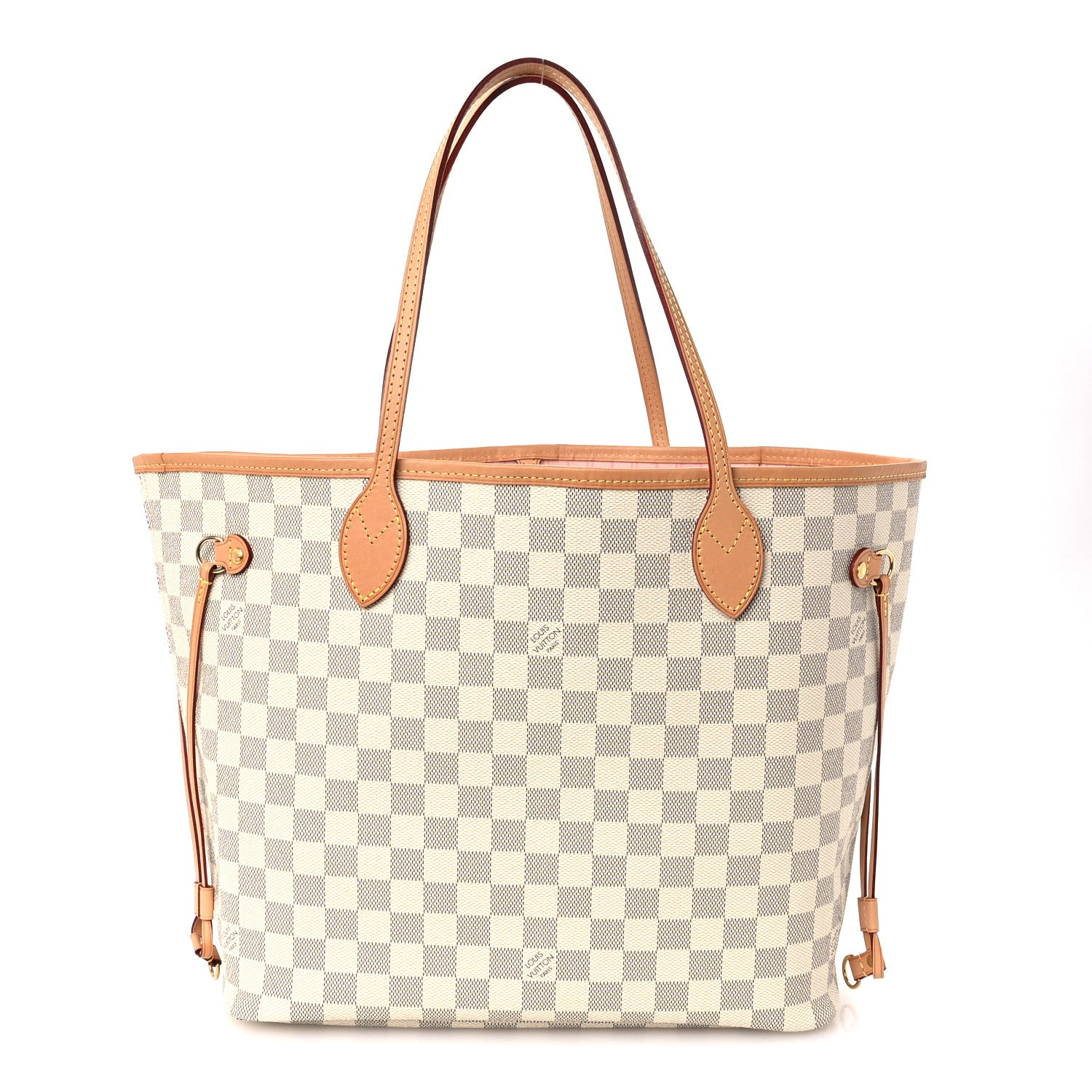 Louis Vuitton Damier Azur Neo Neverfull MM Rose Ballerine 1 of 11