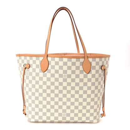 Louis Vuitton Damier Azur Neo Neverfull MM Rose Ballerine 1 of 11