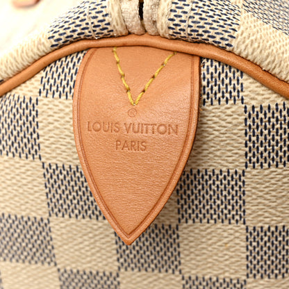 Louis Vuitton Damier Azur Speedy 30 6 of 10