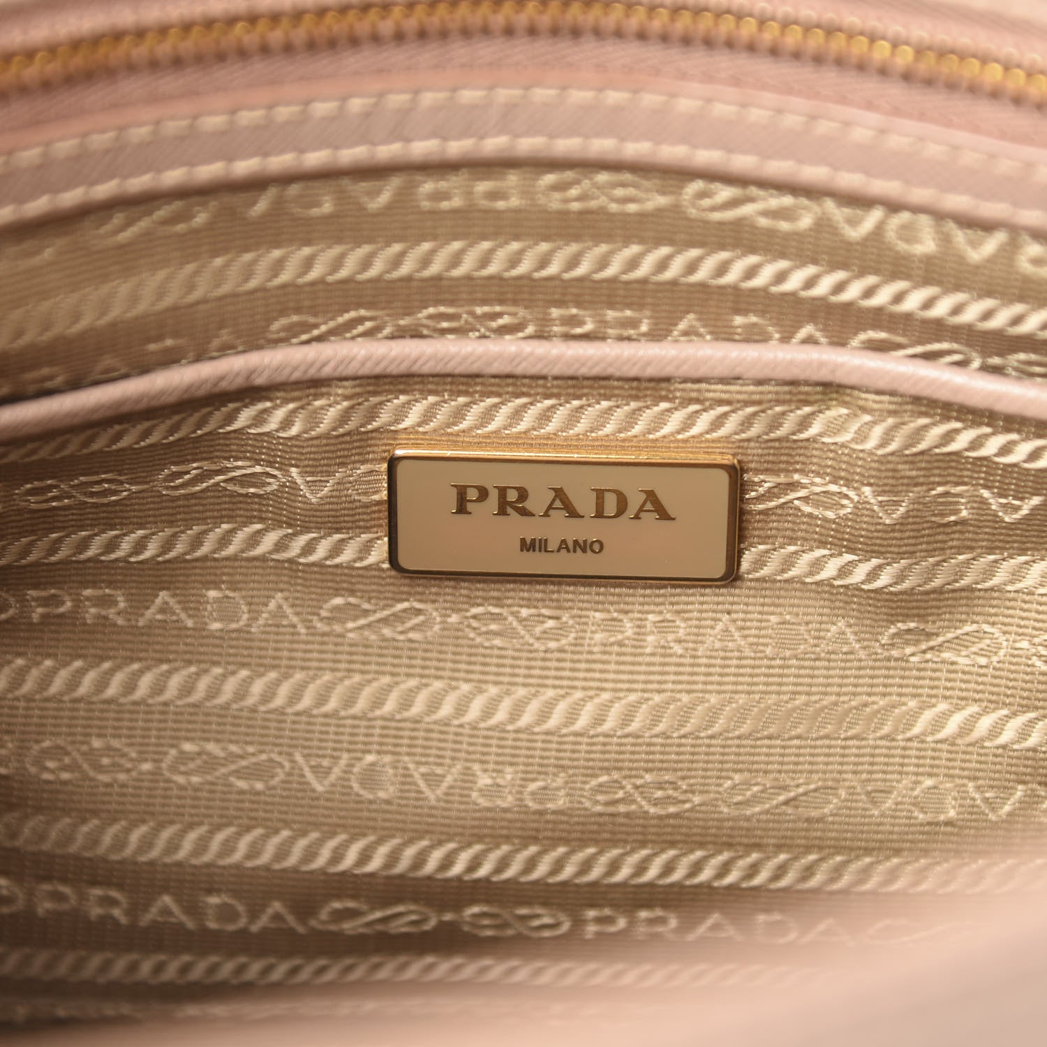 Prada Saffiano Medium Galleria Double Zip Tote Cammeo 10 of 12