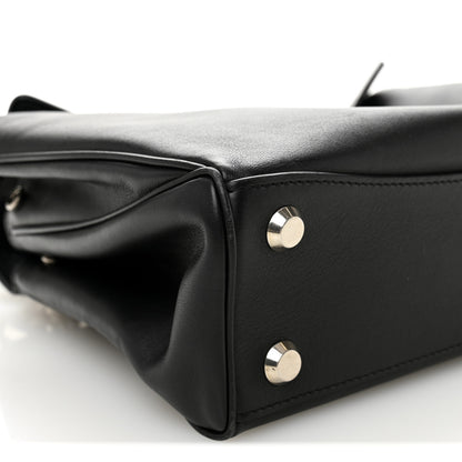 Balenciaga Natural Smooth Calfskin Small Rodeo Top Handle Handbag Black 8 of 9