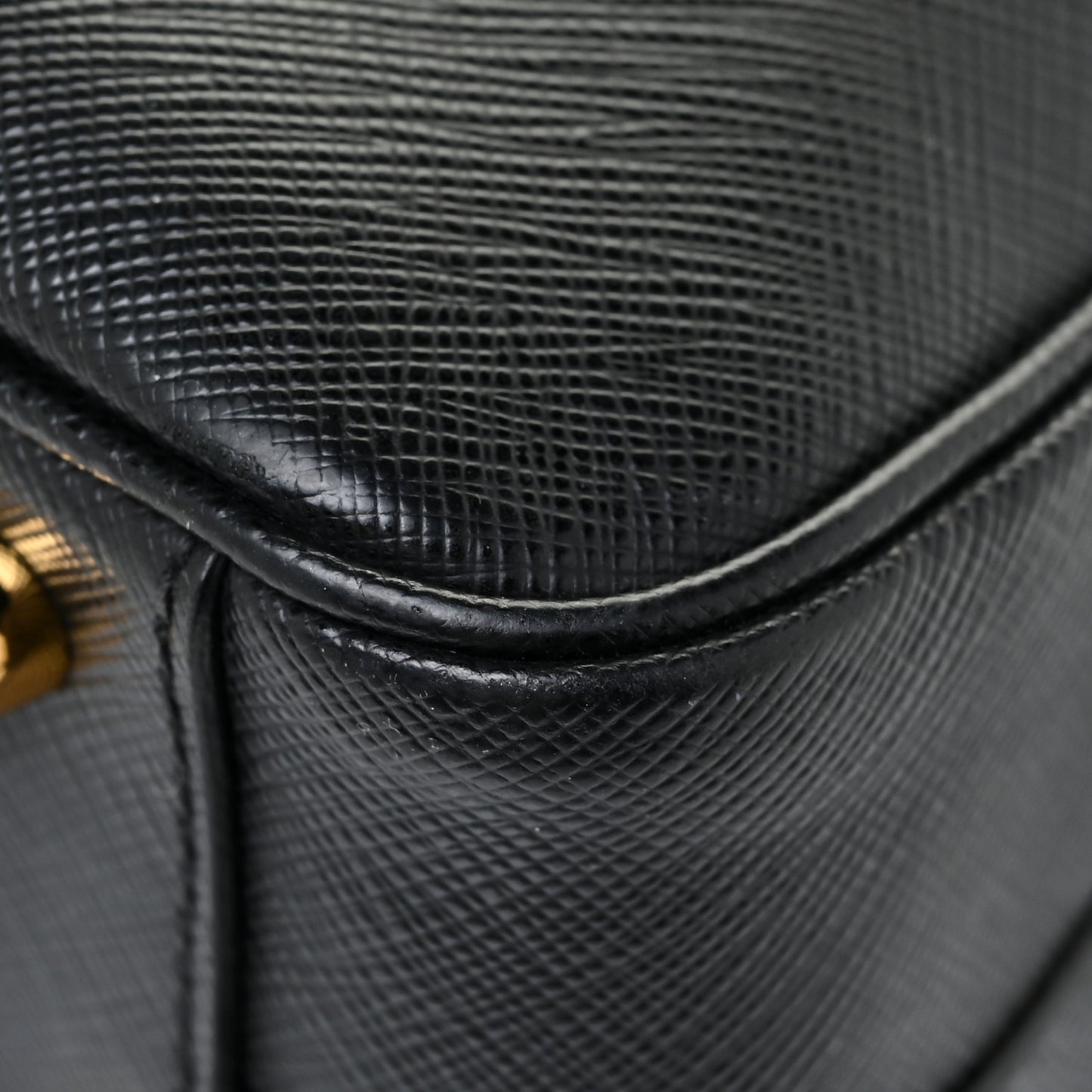 Saffiano Lux Briefcase Black