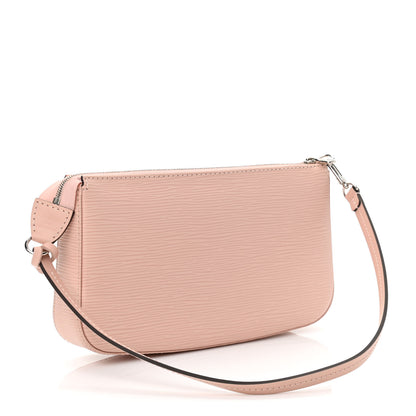 Louis Vuitton Epi Pochette Accessories NM Rose Ballerine 3 of 11
