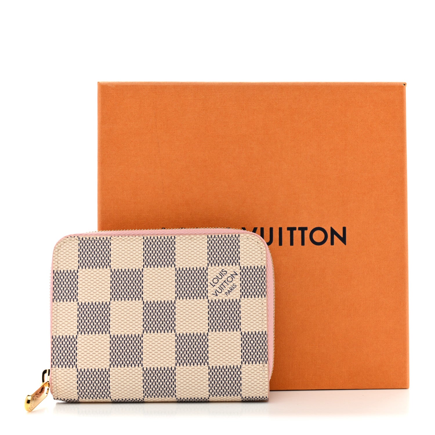 Louis Vuitton Damier Azur Zippy Coin Purse Rose Ballerine 7 of 7