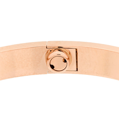 Cartier 18K Pink Gold 4 Diamond LOVE Bracelet 18 6 of 10