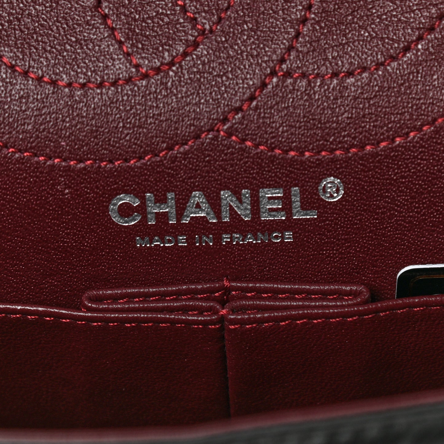 Aged Calfskin Quilted 2.55 Reissue 226 Flap Black