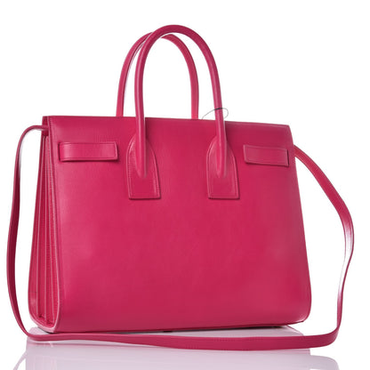 Saint Laurent Calfskin Small Sac De Jour Bubblegum 3 of 12